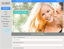 Tablet Screenshot of davidbakerdds.com